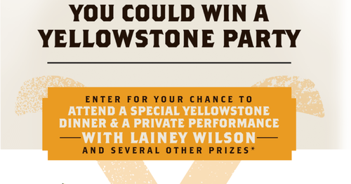 Lone River x Yellowstone Sweepstakes