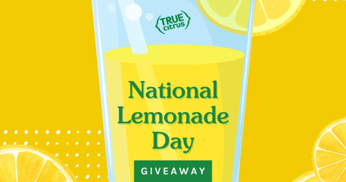 True Lemon National Lemonade Giveaway